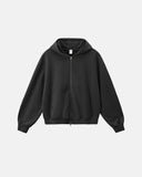 Acid Wash French Terry Zip Up Hoodies | Inflation Streetwear