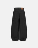 Heavyweight Baggy Raw Wide-Leg Jeans | Inflation Streetwear