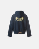 Distressed Washed Printed Zip Up Hoodies | Inflation Streetwear