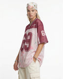 Floral Digital Print Mesh Jersey | Inflation Streetwear