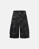 Dark Camo Cargo Shorts | Inflation Streetwear