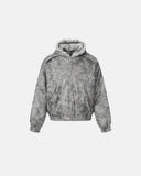 Suede Faux Fur Cotton Padded Jacket | Inflation Streetwear