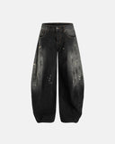 Acid Wash Baggy Barrel Jeans | Inflation Streetwear