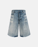 Frayed Longline Baggy Jorts | Inflation Streetwear