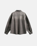 Distressed Raw Hem Denim Shirts | Inflation Streetwear