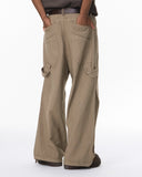 100% Cotton Khaki Casual Pants | Inflation Streetwear