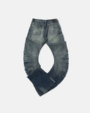 Distressed Stacked Slim Jeans | Inflation Streetwear