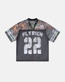 Camo Mesh Digital Print Jersey Tee | Inflation Streetwear