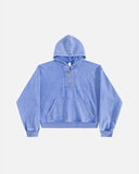 Acid Wash Boxy Metal Clasp Hoodies | Inflation Streetwear