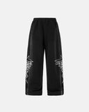 Stitching Spray-Painted Graffiti Sweatpant | Inflation Streetwear