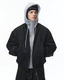 Detachable Layered Camo Bomber Jacket | Inflation Streetwear