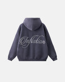 Shiny Rhinestone Acid Wash Hoodies | Inflation Streetwear