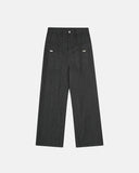 Pinstripe Jacquard Baggy Jeans | Inflation Streetwear