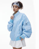 Plaid Lining Bomber Jacket | Inflation Streetwear