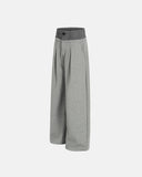 Double Waist Checkered Straight Leg Sweatpant | Inflation Streetwear
