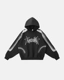 Stitching Spray-Painted Hoodies | Inflation Streetwear