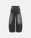 Acid Washed Barrel Denim Jeans | Inflation Streetwear