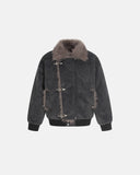 Slanted Clasp Fireman Padded Jacket | Inflation Streetwear