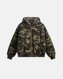 Camo Faux Fur Lined Bomber Jacket | Inflation Streetwear