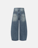 Washed Panel Baggy Barrel Jeans | Inflation Streetwear