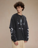 INFLATION Washed Double Layered Tees