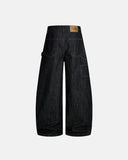Dark Indigo Baggy Barrel Jeans | Inflation Streetwear