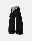 Asymmetric Buckle Denim Overalls Jeans | Inflation Streetwear