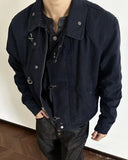 Khaki Canvas Clasp Jacket | Inflation Streetwear