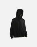 Fleece Zip-Up Hoodie with Face Mask | Inflation Streetwear