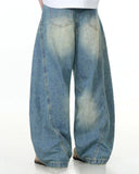 Acid Wash Baggy Barrel Jeans | Inflation Streetwear