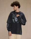 Retro Raw Edge Graphic Tees | Inflation Streetwear