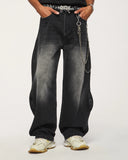 INFLATION Brand Washed Baggy Denim Pants