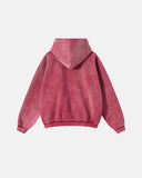 Graphic Ripped Washed Zip Up Hoodies | Inflation Streetwear