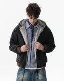 Retro Reversible Faux Fur Jacket | INFLATION Streetwear