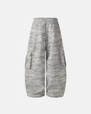 Camouflage Cargo Barrel Pants | Inflation Streetwear
