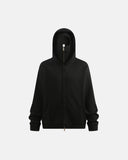 Fleece Zip-Up Hoodie with Face Mask | Inflation Streetwear