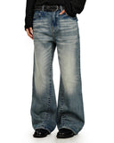 Retro Acid Wash Flared Jeans | Inflation Streetwear