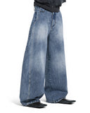 Blue Monkey Wash Baggy Jeans | Inflarion Streetwear