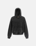 Acid Wash Fleece Cropped Hoodies | Inflation Streetwear