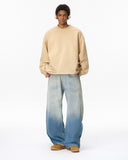 Gradient Color Acid Wash Baggy Jeans | Inflation Streetwear