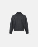 Washed Metal Cross Applique Cargo Jacket | Inflation Streetwear