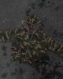 Camo Faux Fur Lined Bomber Jacket | Inflation Streetwear
