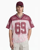 Floral Digital Print Mesh Jersey | Inflation Streetwear