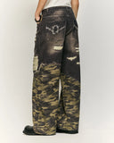 Camo Digital  Printing Baggy Jeans | Inflation Streetwear