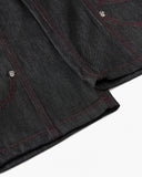 Metal Buckle Stitching Straight Leg Jeans | Inflation Streetwear