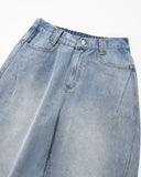 Distressed Wide Leg Cargo Jeans | Inflation Streetwear