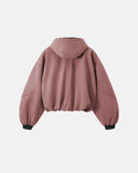 Plush Lining Cropped Hooded Jacket | Inflation Streetwear