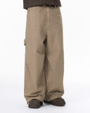100% Cotton Khaki Casual Pants | Inflation Streetwear