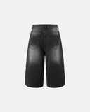 Washed Baggy Longline Jorts | Inflation Streetwear