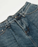 Whisker Acid Washed Barrel Jeans| Inflation Streetwear